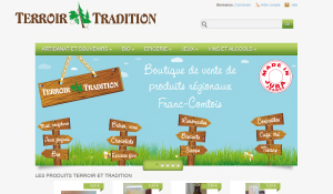 Conception site internet e-commerce Terroir et Tradition par idcomweb